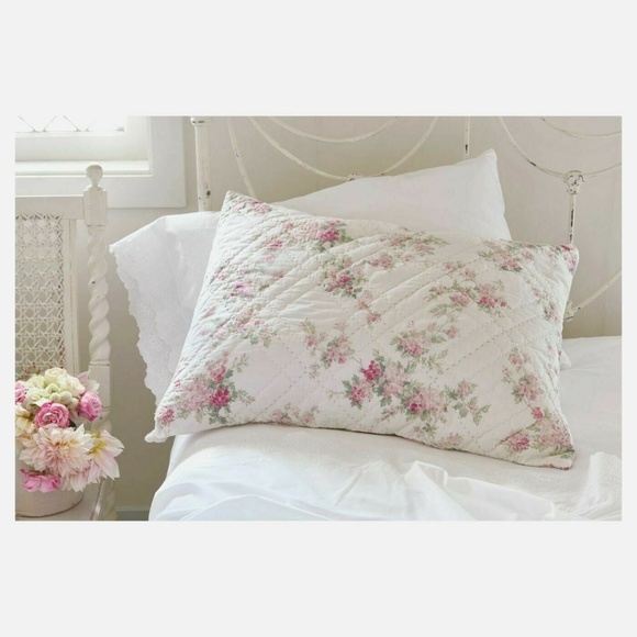 Simply Shabby Chic White Blooming Blossoms Sham - Picture 2 of 5